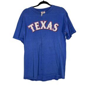 Vintage Texas Rangers Shirt Michael Young MLB Baseball